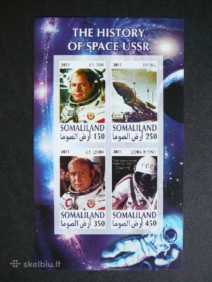 Kosmosas Vostok-2 Somaliland 2011 sm2b