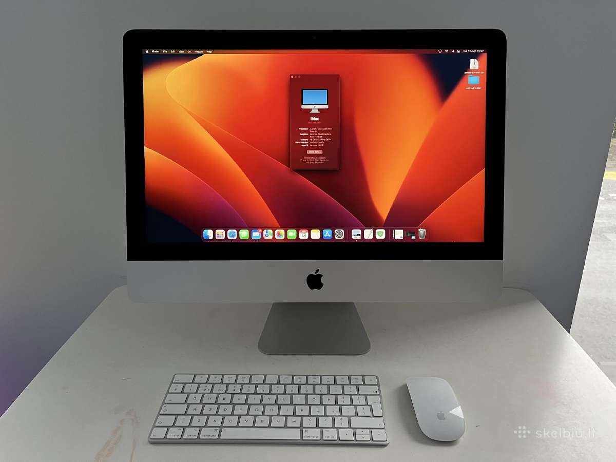 2017 Apple iMac 21.5" i5 7th Gen 16gb 512gb SSD - Skelbiu.lt