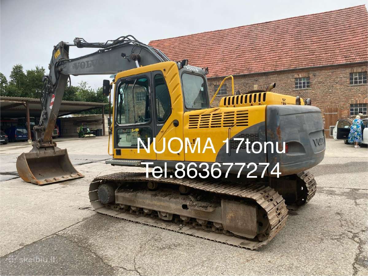 Ekskovatoriu Nuo 3.5 iki 17 tonu Nuoma - nuotraukos Nr. 4