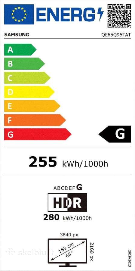Samsung Qe65q95t - nuotraukos Nr. 3