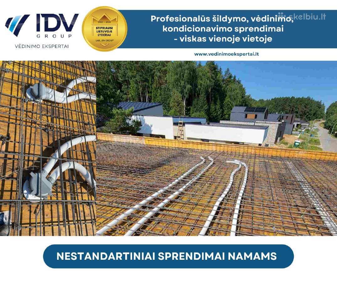 Vėdinimo sistemų montavimas, medžiagos ir įranga - nuotraukos Nr. 5