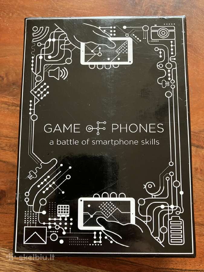 Kortelių žaidimas su telefonu