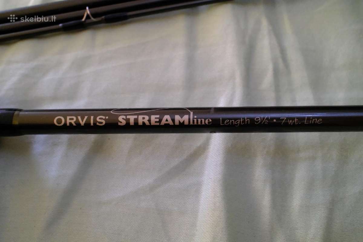 Muselinis kotas Orvis Streamline 9'6" 7wt. + ritė