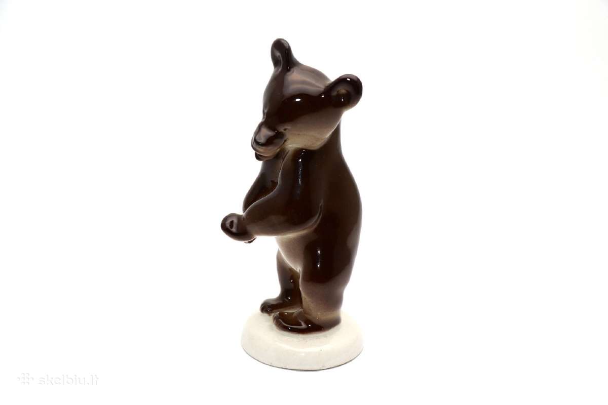 Statulėlė meška porcelianas Lfz 15 Cm. - nuotraukos Nr. 2