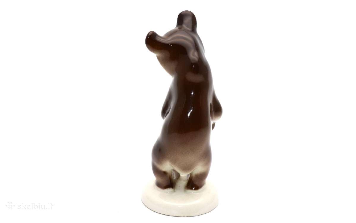 Statulėlė meška porcelianas Lfz 15 Cm. - nuotraukos Nr. 3
