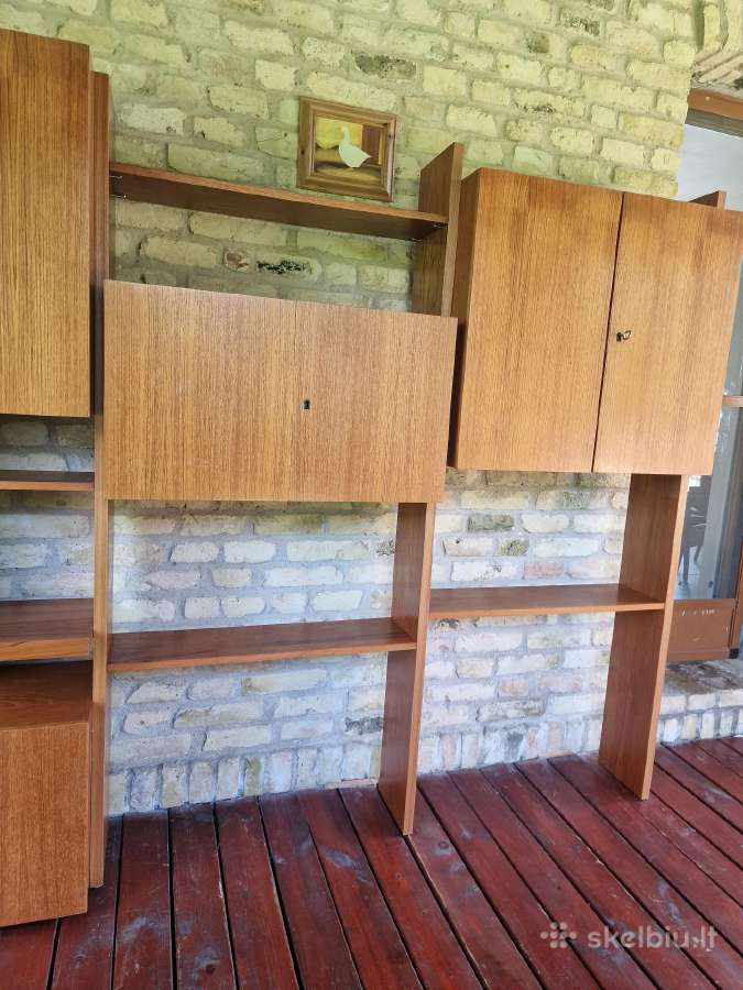 Vintažinė mid century modulinė lentynų sistema - nuotraukos Nr. 10