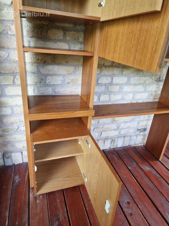 Vintažinė mid century modulinė lentynų sistema - nuotraukos Nr. 11