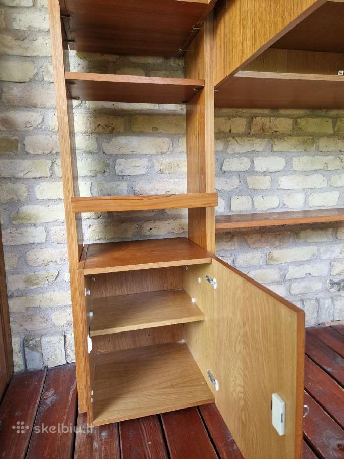 Vintažinė mid century modulinė lentynų sistema - nuotraukos Nr. 12