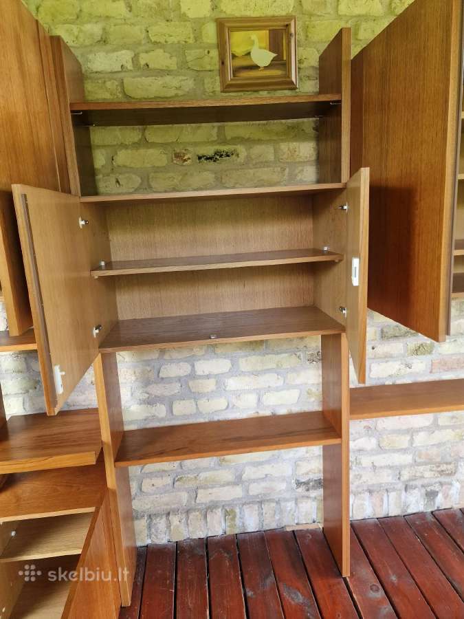 Vintažinė mid century modulinė lentynų sistema - nuotraukos Nr. 13