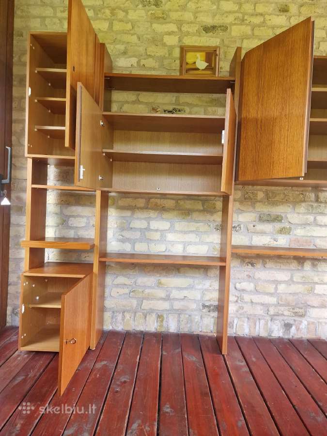 Vintažinė mid century modulinė lentynų sistema - nuotraukos Nr. 18