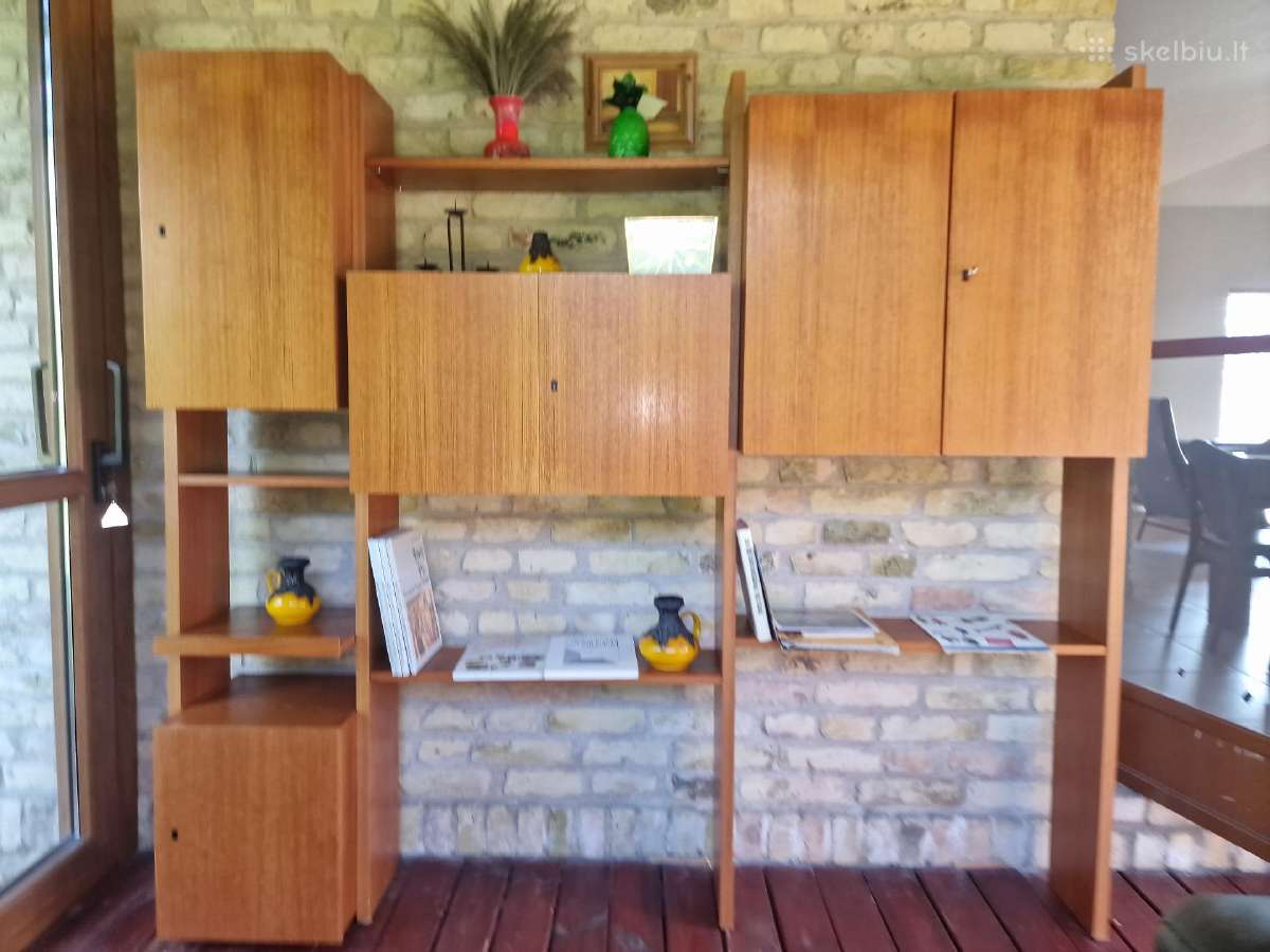 Vintažinė mid century modulinė lentynų sistema - nuotraukos Nr. 20