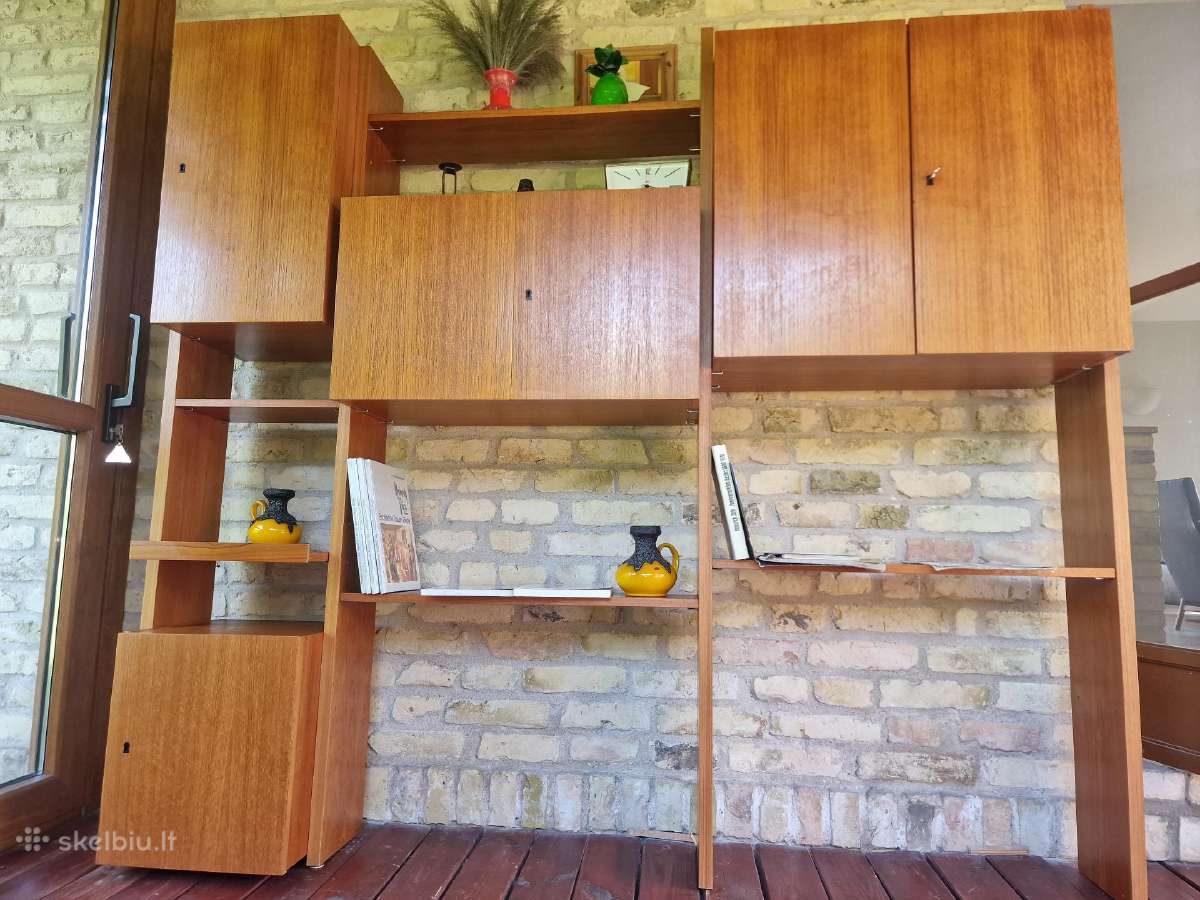 Vintažinė mid century modulinė lentynų sistema - nuotraukos Nr. 22