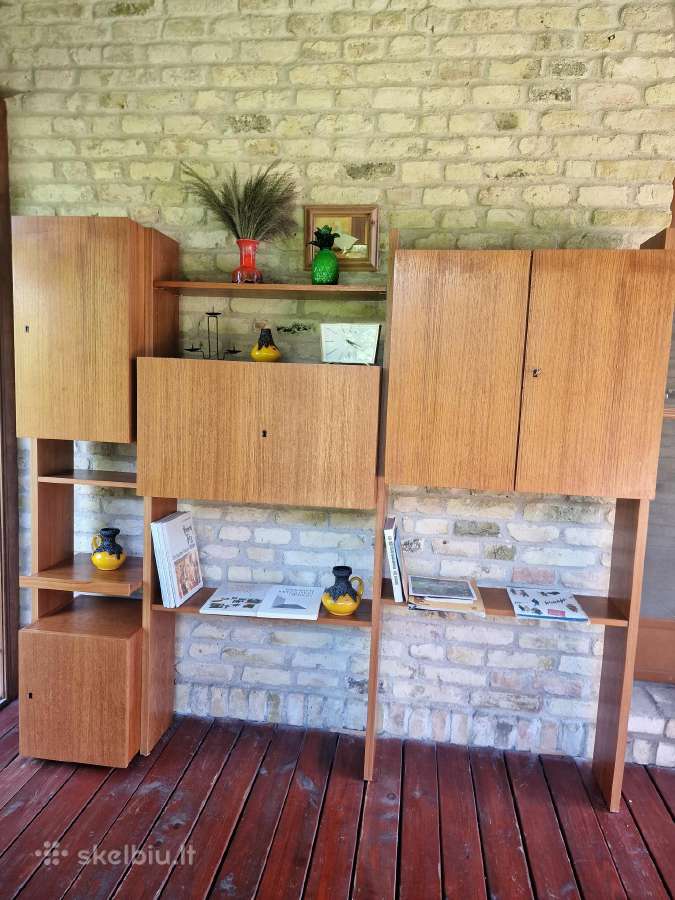 Vintažinė mid century modulinė lentynų sistema - nuotraukos Nr. 25