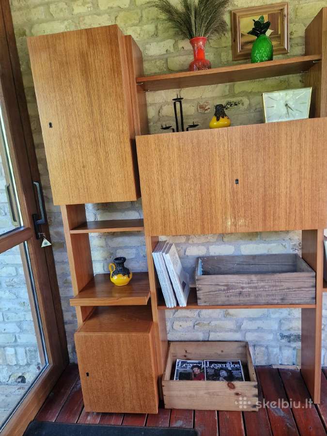 Vintažinė mid century modulinė lentynų sistema - nuotraukos Nr. 28