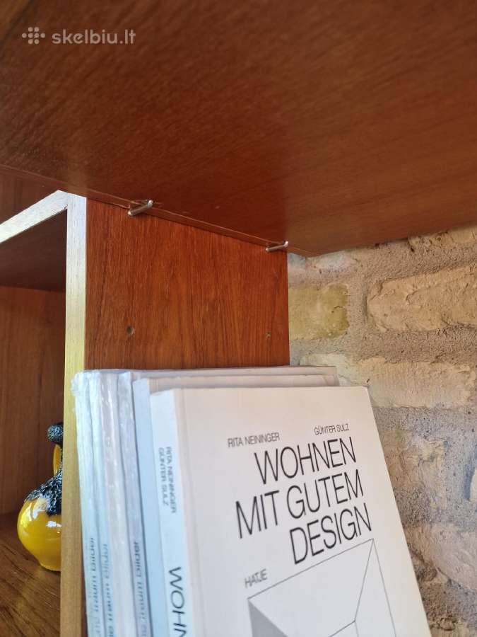 Vintažinė mid century modulinė lentynų sistema - nuotraukos Nr. 33