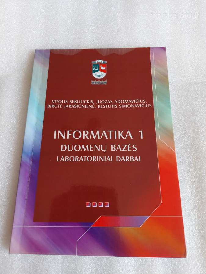 Informatika 1. Duomenų bazės