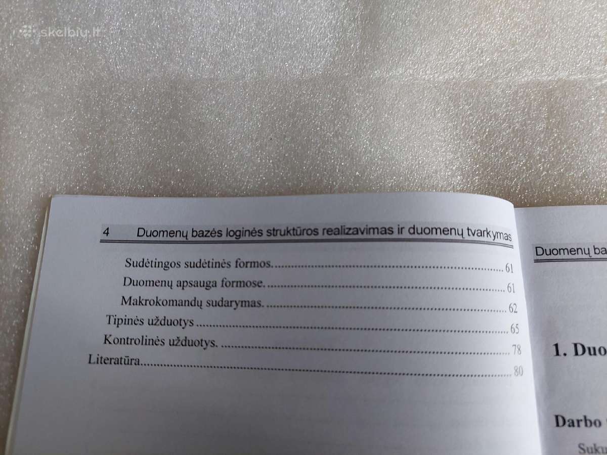 Informatika 1. Duomenų bazės - nuotraukos Nr. 4