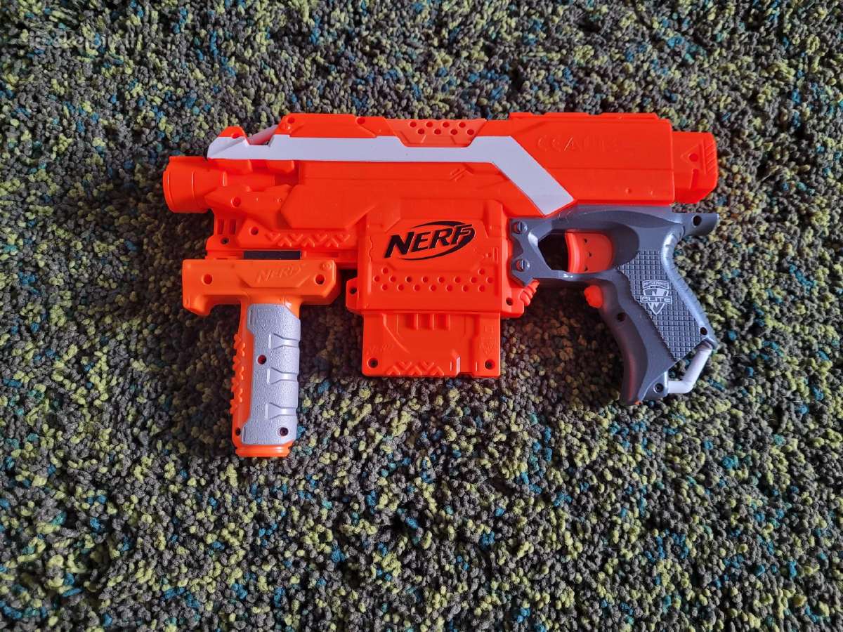 Nerf šautuvai, dėtuvės ir šoviniai - nuotraukos Nr. 2