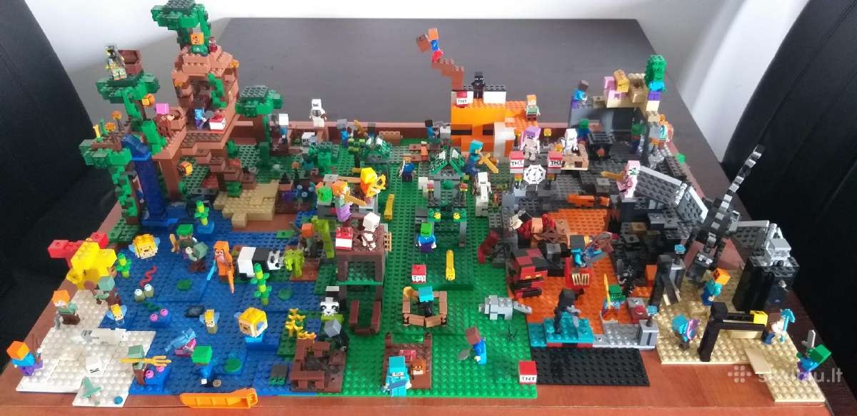 Lego Minecraft pasaulis, instukcijos