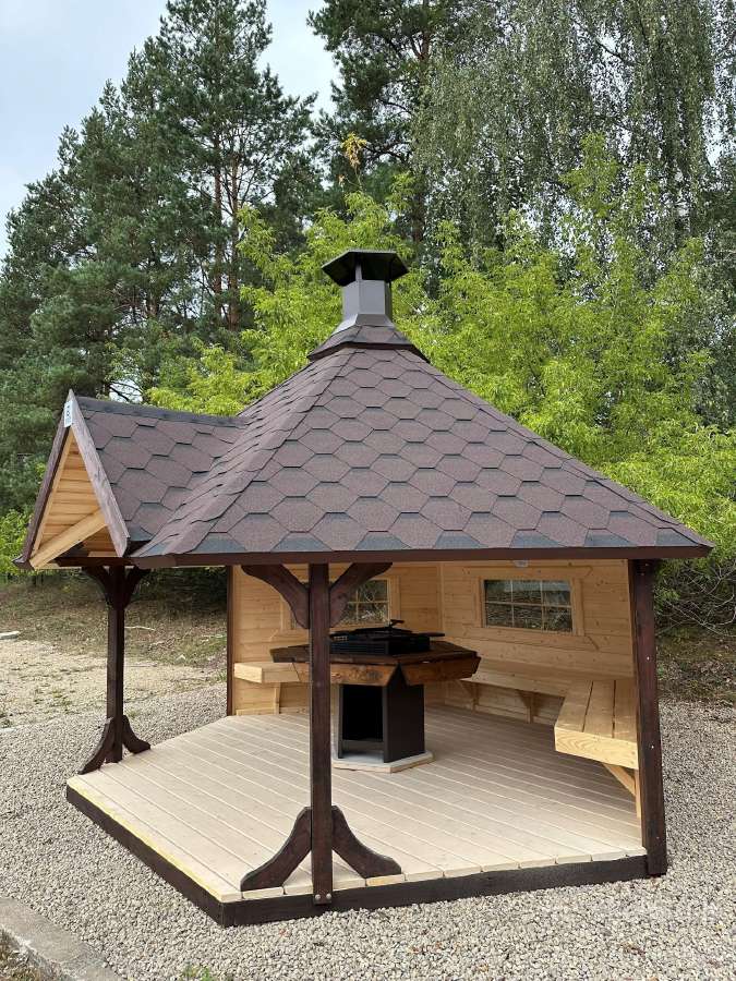 Grill namelis. Pavėsinė. Grilinė. Stock 088! - nuotraukos Nr. 3