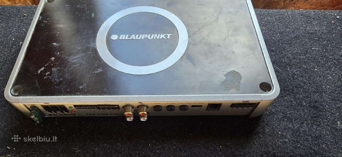 Jbl GT Subuferis ir Blaupunkt stiprintuvas