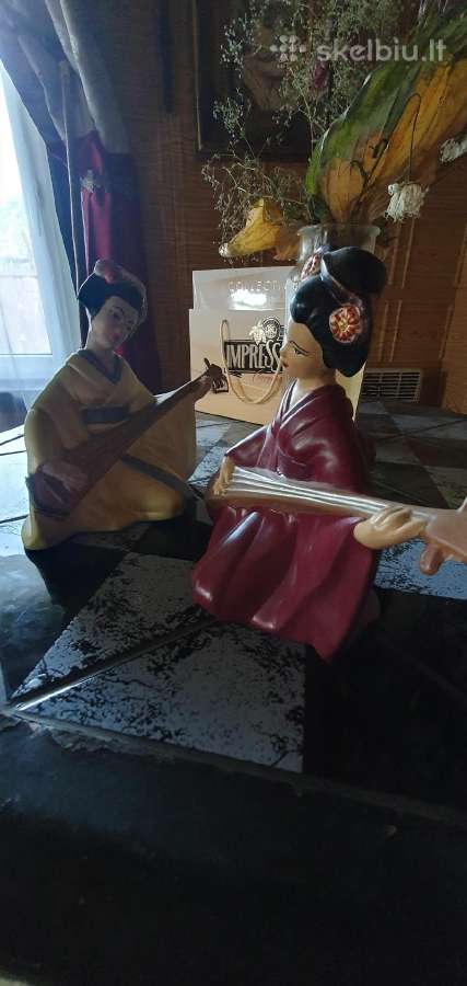 Japonijos geishu figureles. - nuotraukos Nr. 4