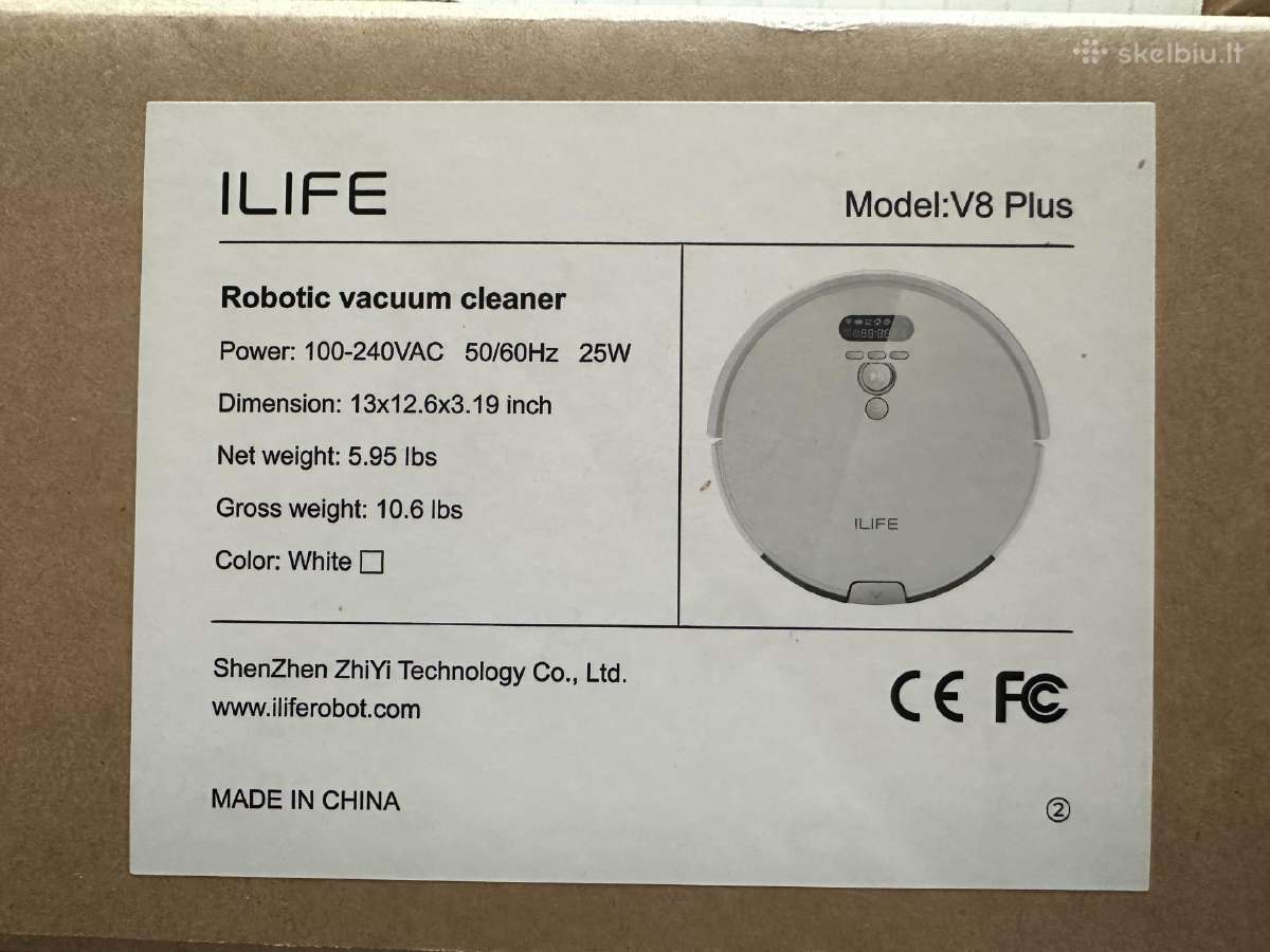 Siurblys robotas Ilife V8 Plus - nuotraukos Nr. 5