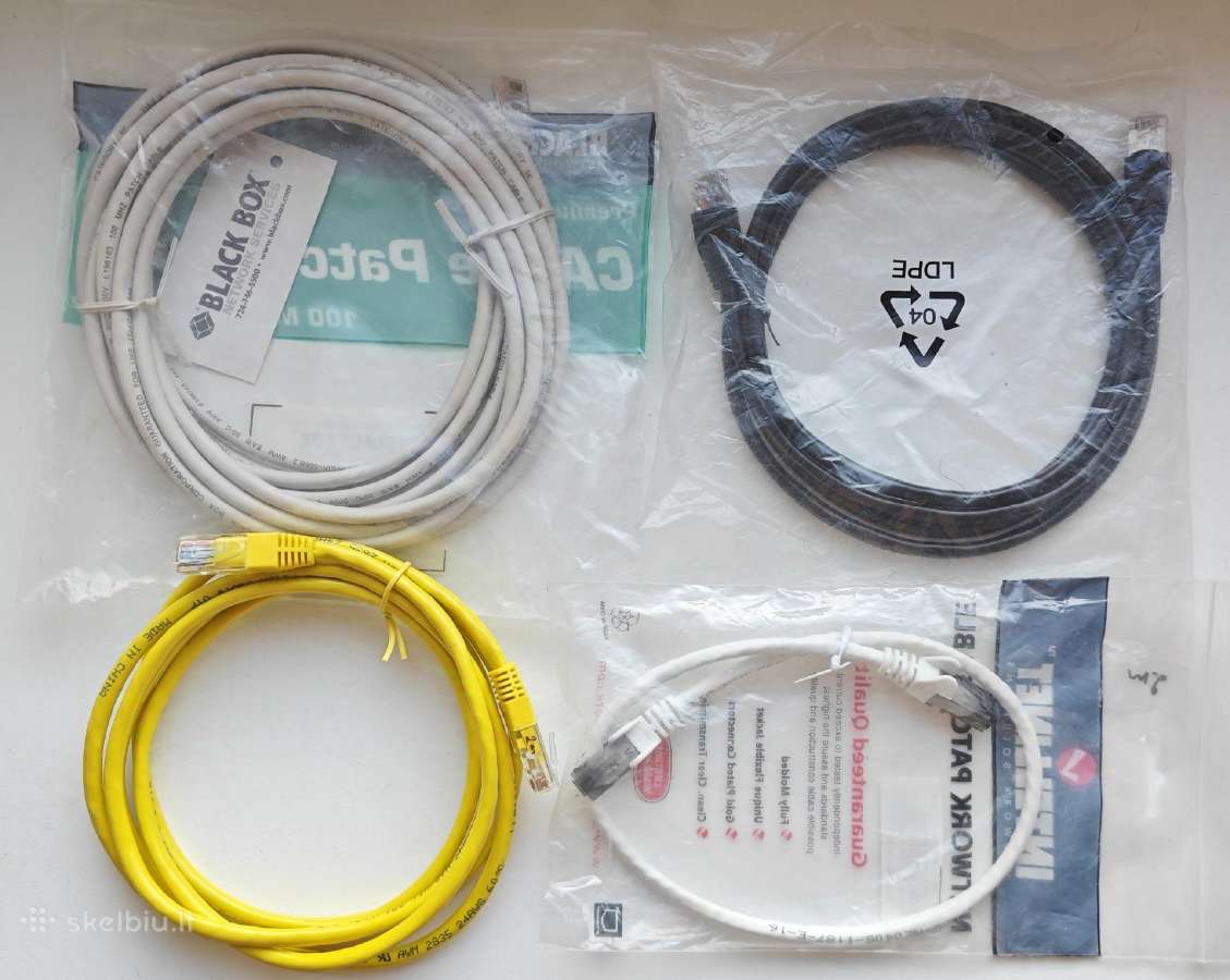 Lan tinklo Utp Rj-45 interneto kabeliai - nuotraukos Nr. 2
