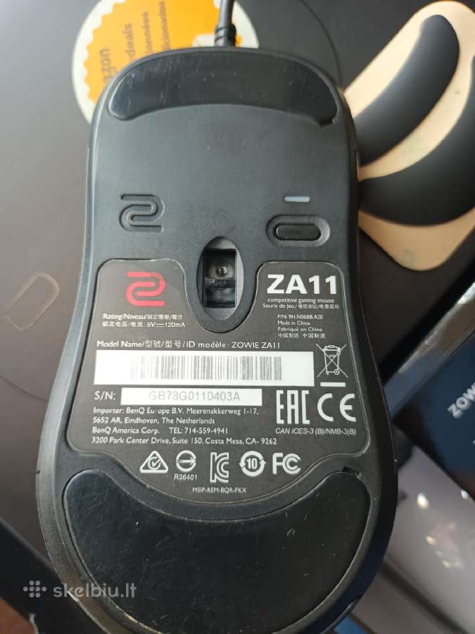 Zowie Za11 XL Simetrical Mouse for Esports - nuotraukos Nr. 7