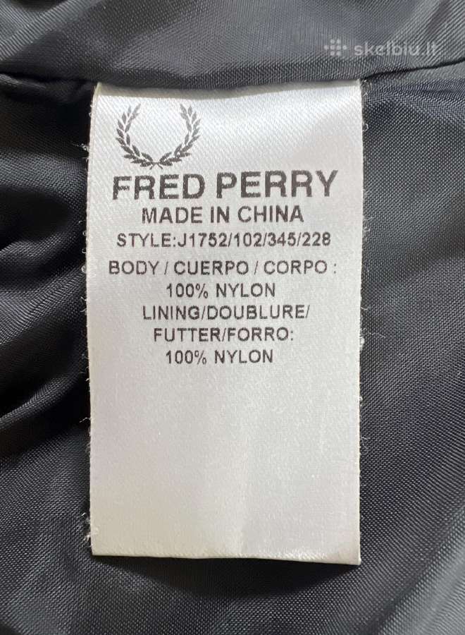 Moteriška striukė Fred Perry - nuotraukos Nr. 6