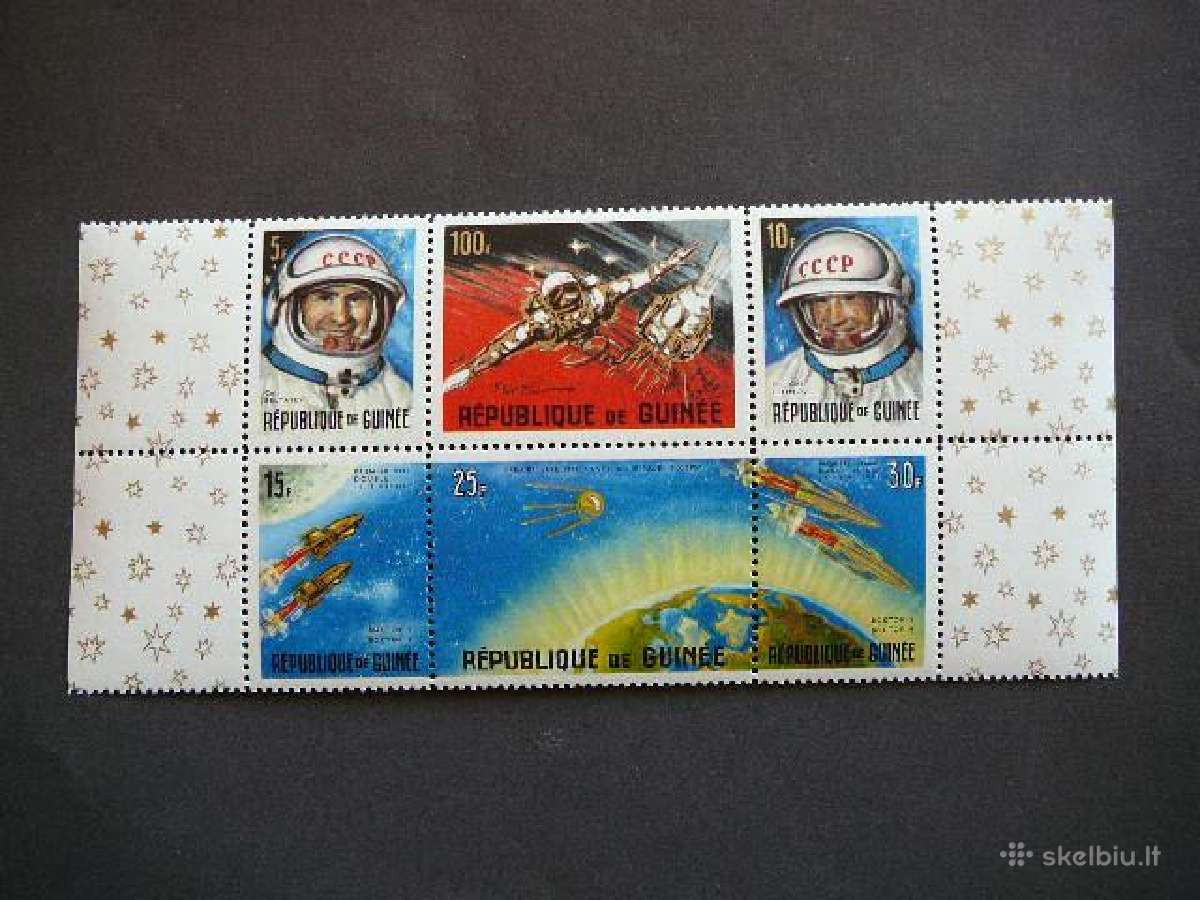 Kosmosas Gvineja 1965 svarus Mnh gv553