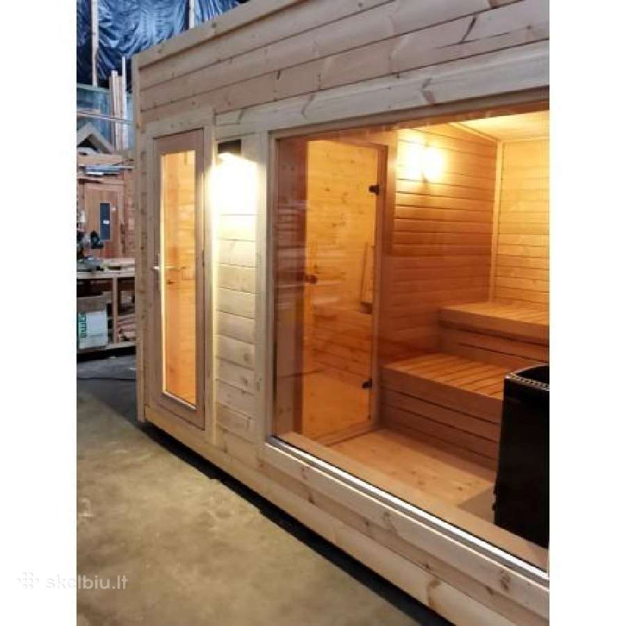 Lauko pirtis - saunas "Rasa" - 2.3 x 3.4 m - nuotraukos Nr. 23