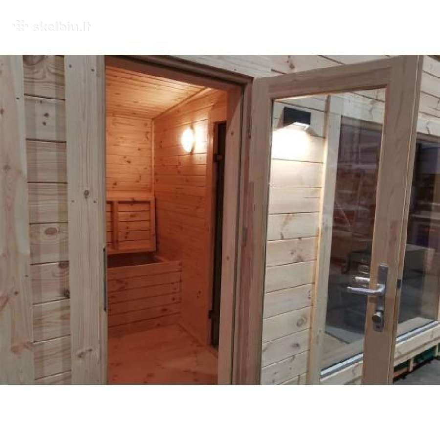 Lauko pirtis - saunas "Rasa" - 2.3 x 3.4 m - nuotraukos Nr. 24