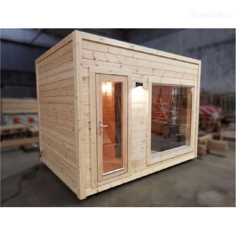 Lauko pirtis - saunas "Rasa" - 2.3 x 3.4 m - nuotraukos Nr. 25