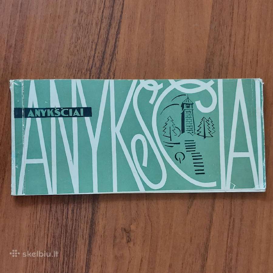 1962 m. atvirukų rinkinys Anykščiai .