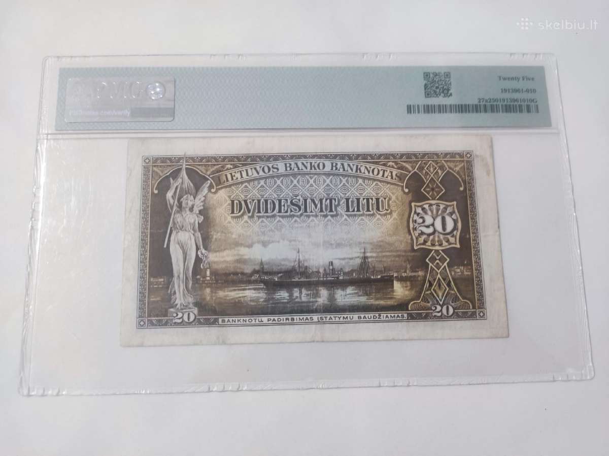 1930 m. 20 litų Pmg 25 C serija - nuotraukos Nr. 2