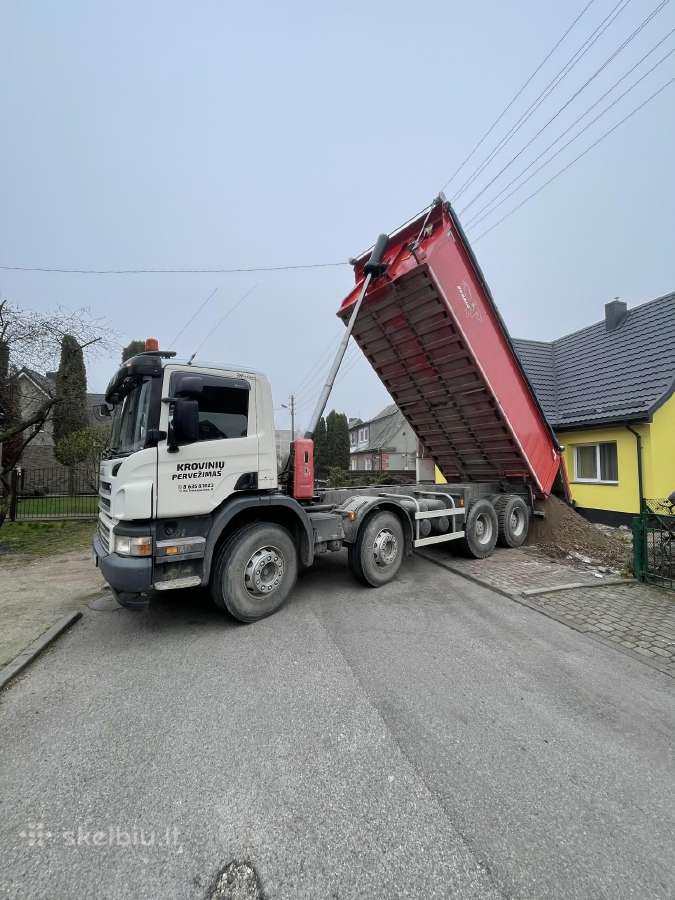 Smėlis žvyras juodžemis skalda Savivartis 8x4 - nuotraukos Nr. 15
