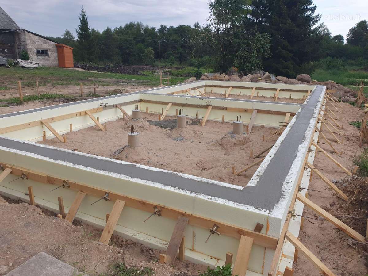 Pamatų įrengimas, indžinerinių tinklų įrengimas - nuotraukos Nr. 20
