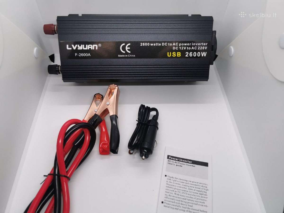 Įtampos keitikliai iš 12v į 220v. - nuotraukos Nr. 2