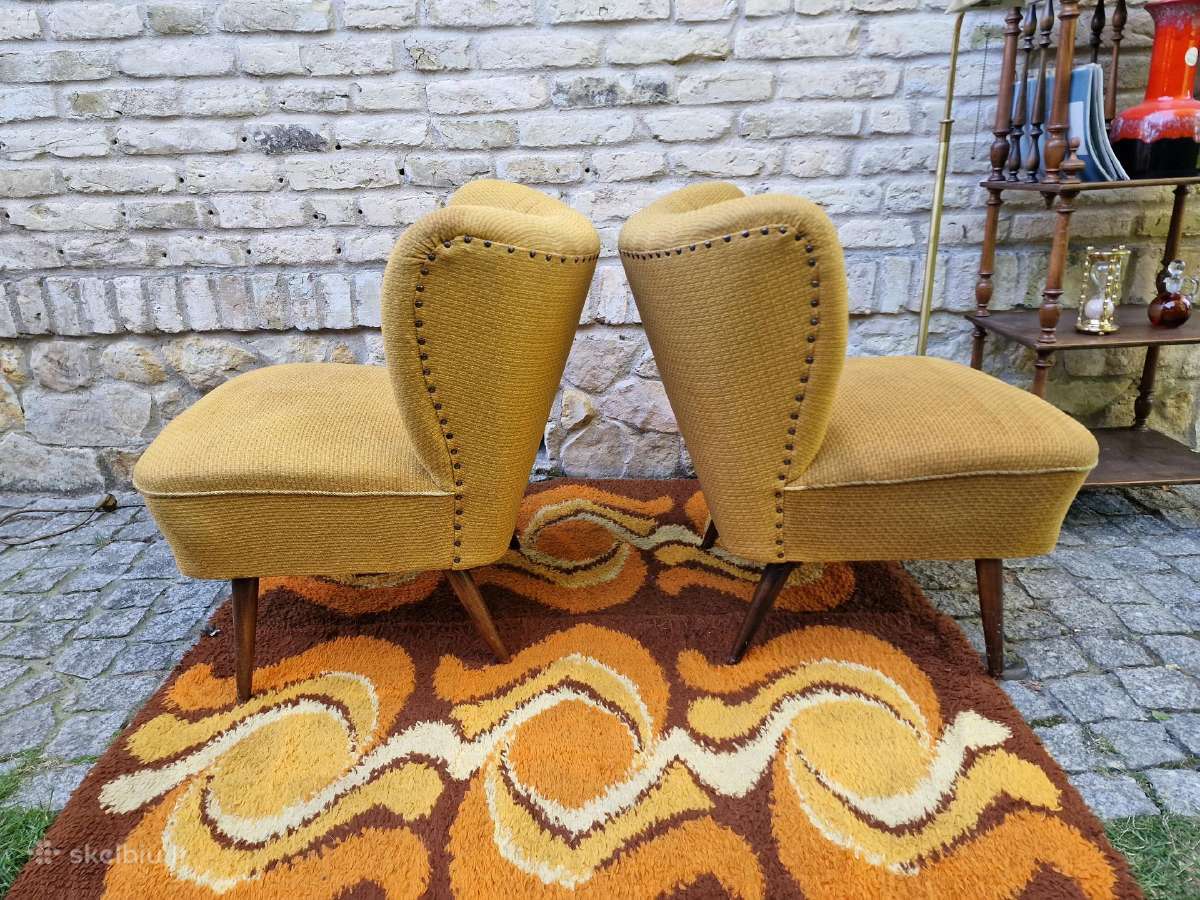 Vintažiniai mid century coctail st.foteliai - nuotraukos Nr. 3