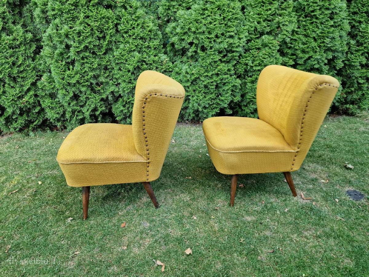Vintažiniai mid century coctail st.foteliai - nuotraukos Nr. 6