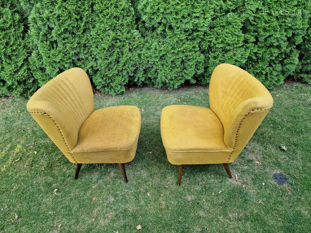 Vintažiniai mid century coctail st.foteliai - nuotraukos Nr. 8