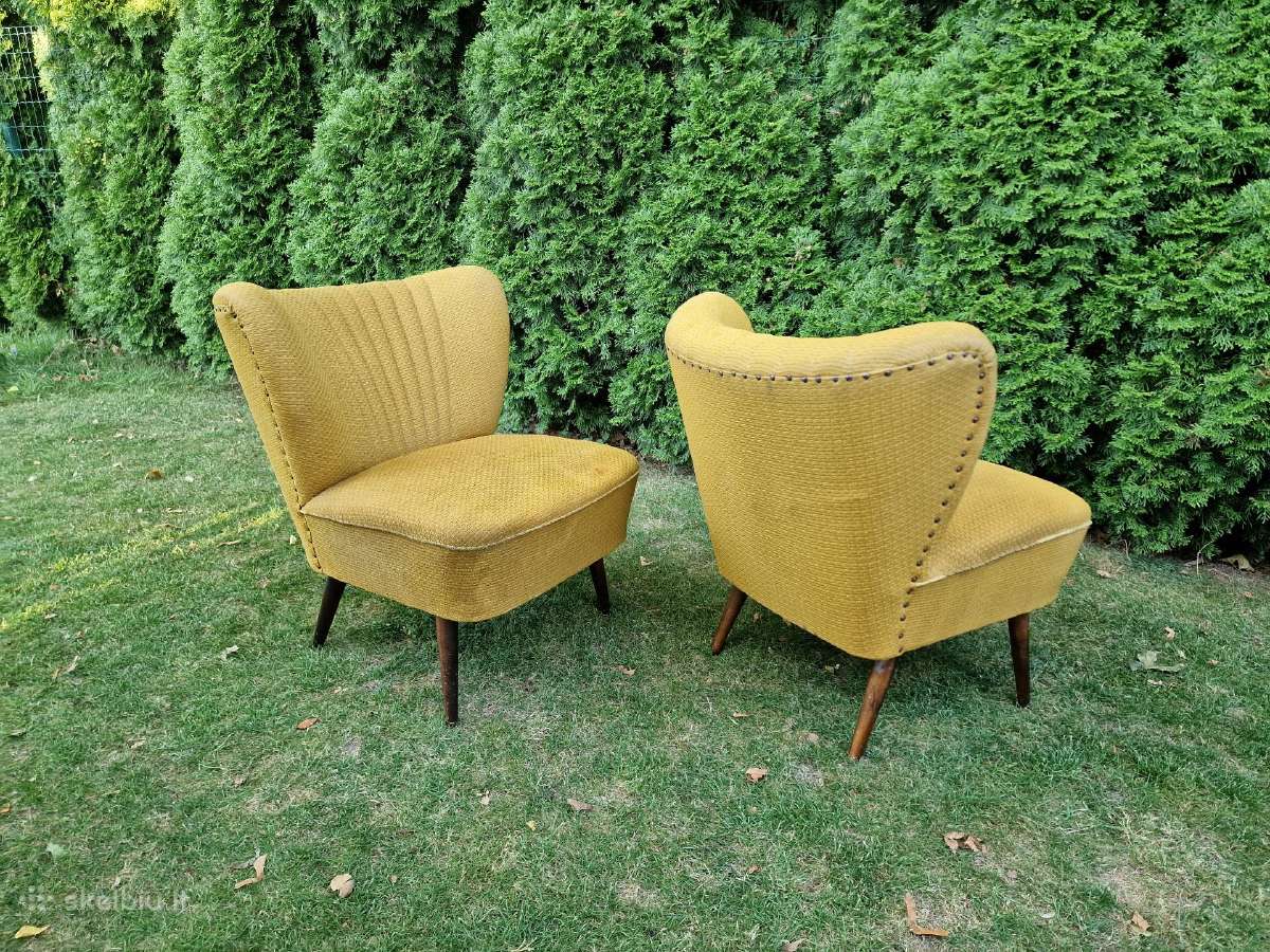 Vintažiniai mid century coctail st.foteliai - nuotraukos Nr. 12