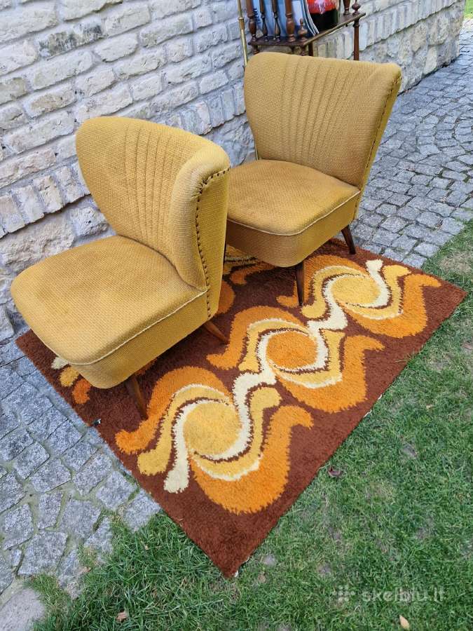 Vintažiniai mid century coctail st.foteliai - nuotraukos Nr. 13