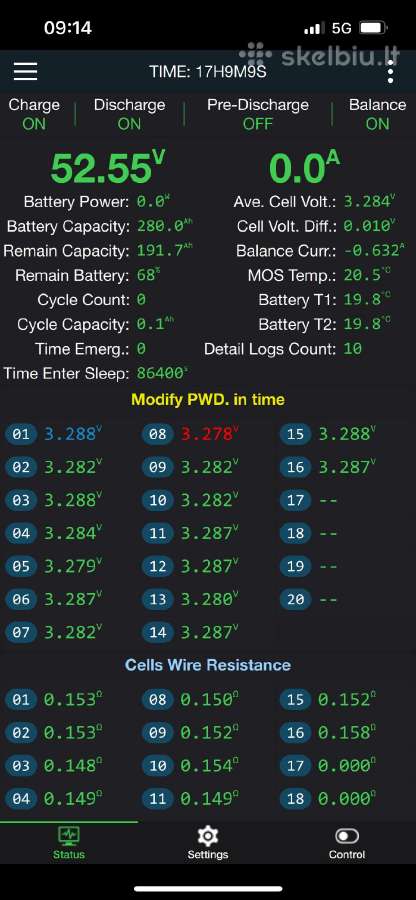 Lifepo4 48v 15kwh baterija akumuliatorius - nuotraukos Nr. 8