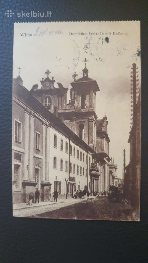 Vilnius Wilna Wilno Vilna atvirute 1916 m.