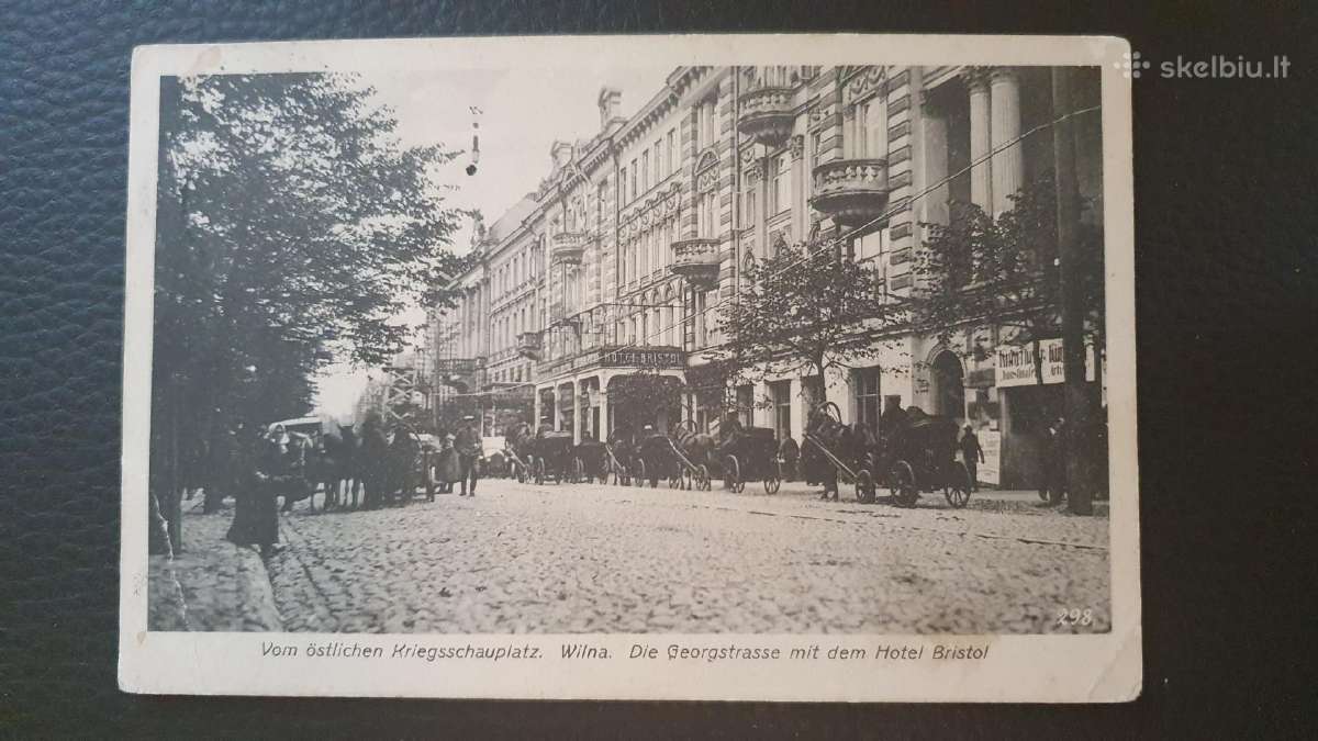 Vilnius Wilna Wilno Vilna atvirute 1916 m.