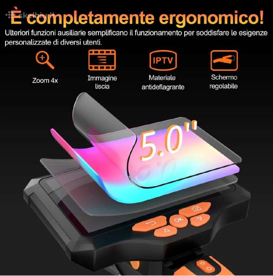 Profesionalus endoskopas su 5m 10m 20m laidų - nuotraukos Nr. 2