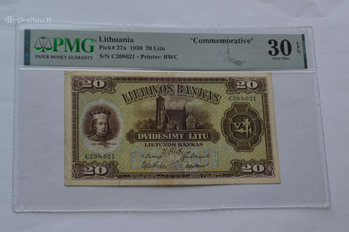 20 litu 1930 m.