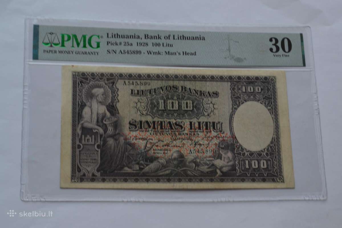 100 litu 1928 m.